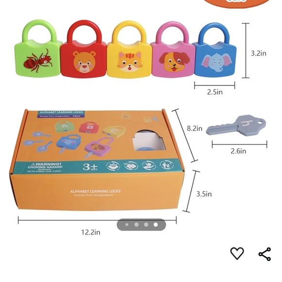 Letter learning locks - Picture 3 of 6